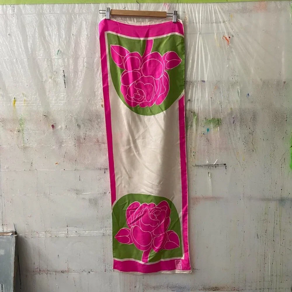 Miss Dior vintage floral scarf